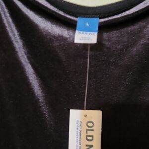 NWT Old Navy Black Velvet Jumpsuit